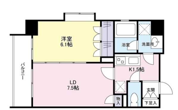 リバーレ池袋の物件間取画像